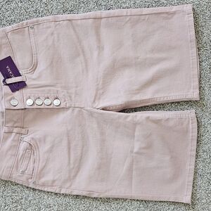 NWT. Pink Bermuda Shorts